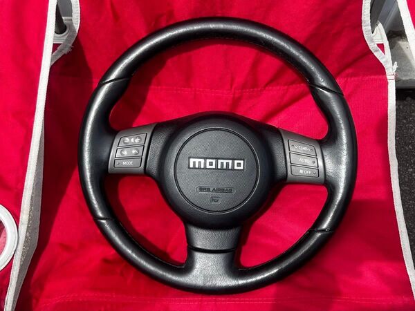 L185S ムーヴ MOMO ステアリングホイール スイッチ付 L175S ダイハツ カスタム
