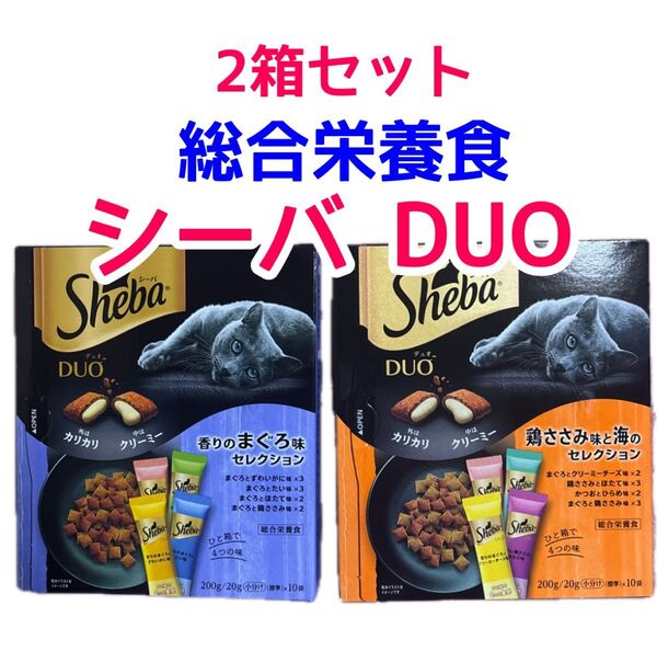 【2箱セット】シーバ デュオ 成猫用 キャットフード