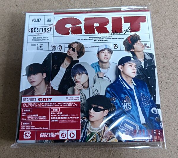 BE:FIRST GRIT MV盤 CD+DVD(購入前にコメント)