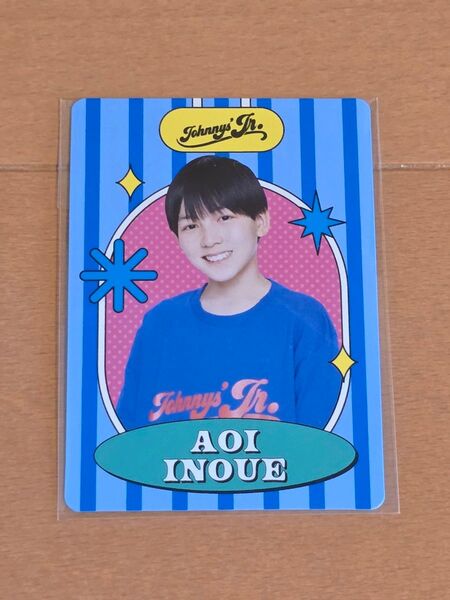 ジュニア 井上蒼生 プロフィールカード
