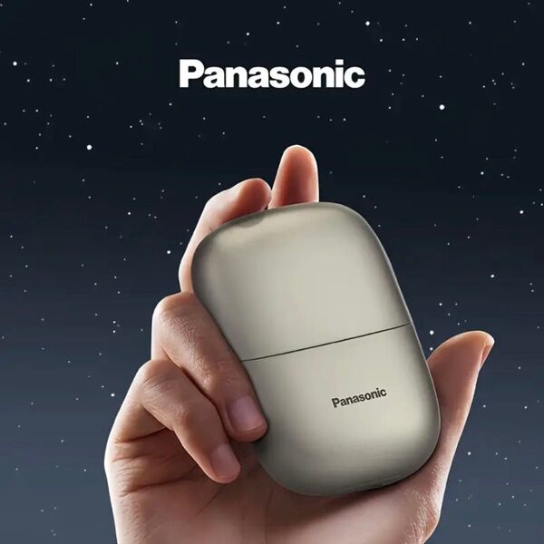 Panasonic ラムダッシュ パームイン ES-CM2A USB充電式 シャンパンゴールド