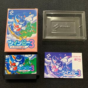 FC ツインビー3 ポコポコ大魔王 箱説明書付 ファミコン