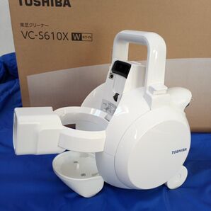 東芝 VC-S610X-W 本体 サイクロンクリーナートルネオV ホワイト