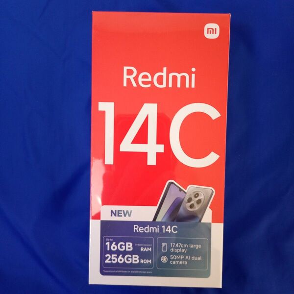 Redmi 14C ミッドナイトブラック スマホ 8GB+256GB 未開封品