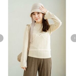 talbyyumi しまむら yumi ニットビスチェプルオーバー 試着のみ サイズM