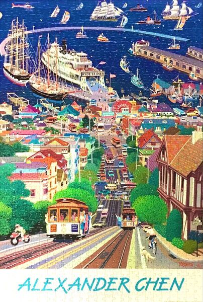 ジグソーパズル 1000ピース アレクサンダー・チェン 『ハイドストリート ピアー』