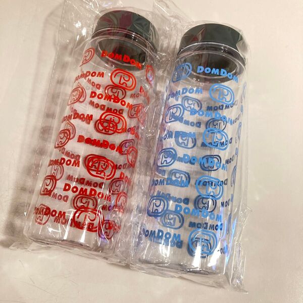 おもちゃ&グッズクーポン利用可◎ ドムドムバーガー クリアボトル 2本セット