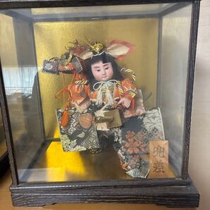 五月人形 ガラスケース入り