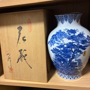 花瓶 木箱付き