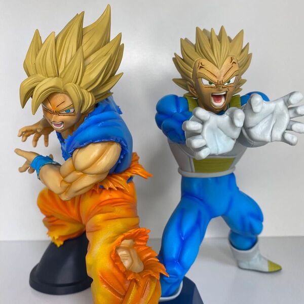 ドラゴンボール フィギュア 孫悟空 ベジータ MAXIMATIC リペイント