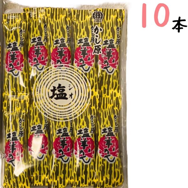 羊羹10本 (塩羊羹 )かし原