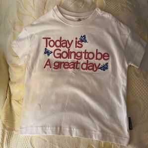 ★★クーポン利用で548円★バースデイ MY LITTLE WONDER Tシャツ オフホワイト 90cm