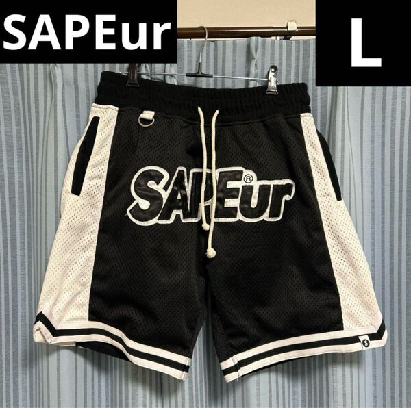 sapeur バスケットパンツ L サプール ハーフパンツ バスパン ショートパンツ
