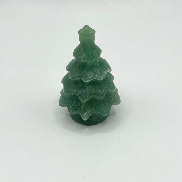 【早い者勝ち】【数量限定】【置物】【天然石】アベンチュリンクリスマスツリー