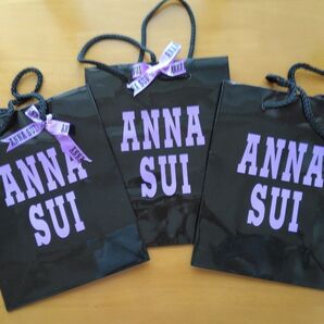 新品未使用 ANNA SUI ショッパー3枚セット リボン付き