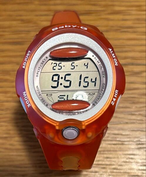 Baby-G 腕時計 オレンジ レディース