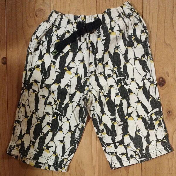 ペンギン柄 ハーフパンツ キッズ