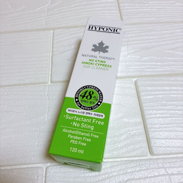HYPONIC 天然低刺激 痛くない 耳洗浄剤 犬用 120ml - 界面活性剤不使用・アルコール不使用 ・ イヤークリーナー