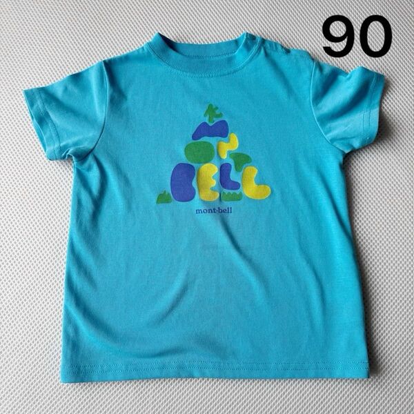 Tシャツ 半袖 ブルー mont-bell モンベル