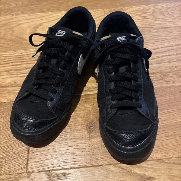 NIKE BLAZER LOW 77 スニーカー ブレイザー ロー ブラック 27.5cm