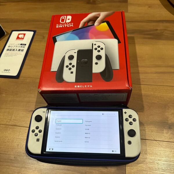 【2024年8月購入 保証有り】Nintendo Switch 有機ELモデル ホワイト ソフトおまけ付