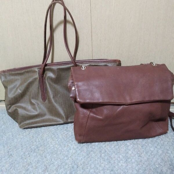 ★ショルダーバッグ 2点セット レザー 本革 鞄 iimk MICHEL KLEIN トートバッグ