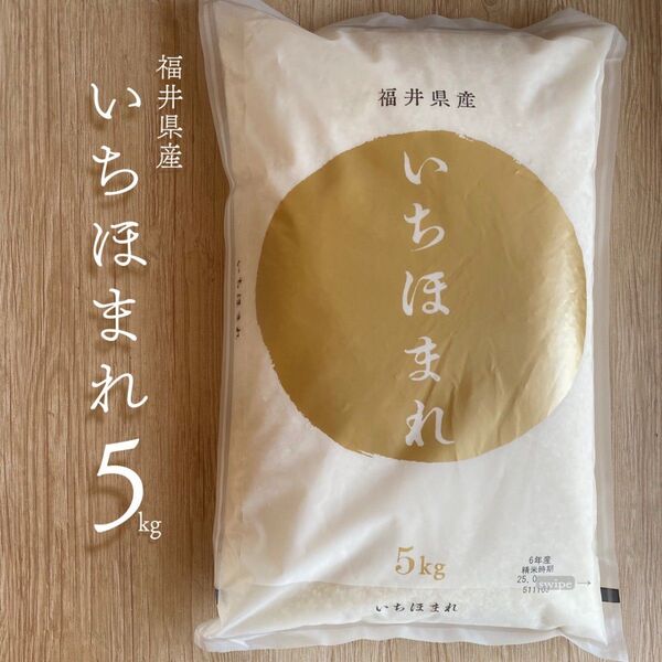 福井県産 いちほまれ 5kg お米 白米 単一原料米 令和6年産 5月上旬精米