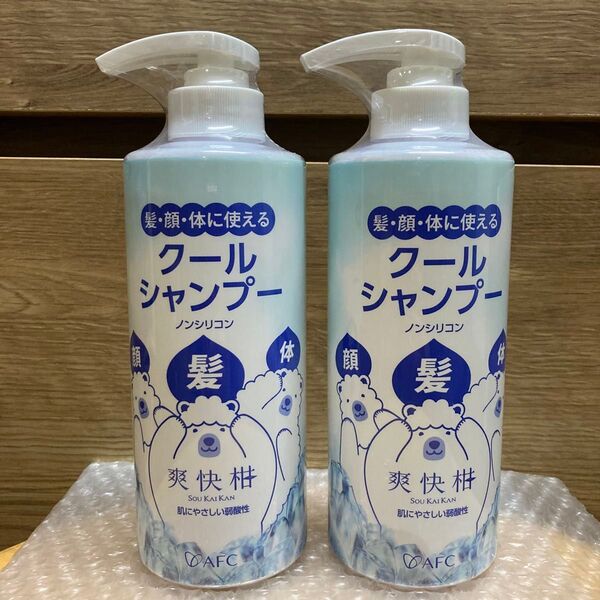 AFC 爽快柑クール シャンプー 480ml 全身洗浄料 髪・顔・体