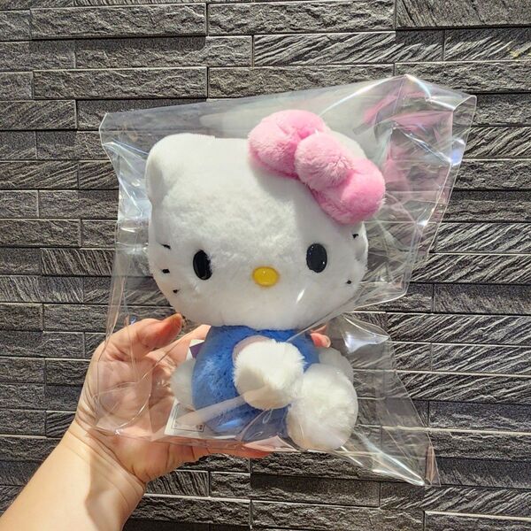 サンリオ ハローキティHELLO KITTY 50周年アニバーサリーショップ限定ぬいぐるみコレクション ライトブルー