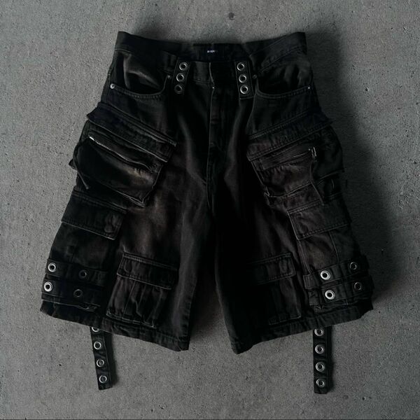 NUBIAN BREATH denim short pants Msize ハーフパンツ