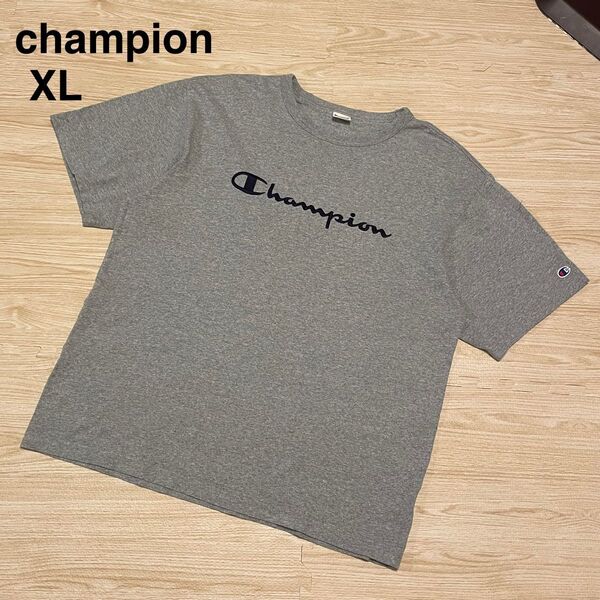 champion チャンピオン グレー Tシャツ XL
