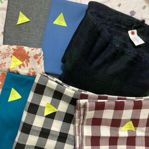 生地まとめ売り 大きめ 計15m 服作りやインテリアに