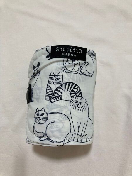 LISA LARSON×Shupatto シュパットL 白 スケッチねこ