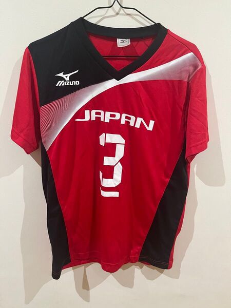 MIZUNO 女子バレー 岩坂名奈 日本代表 Tシャツ ユニフォームウェア
