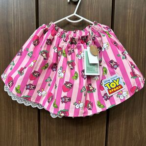 しまむら mewoo! SHOKOREX トイストーリー ボリュームスカート ボトムス ロッツォ 100cm