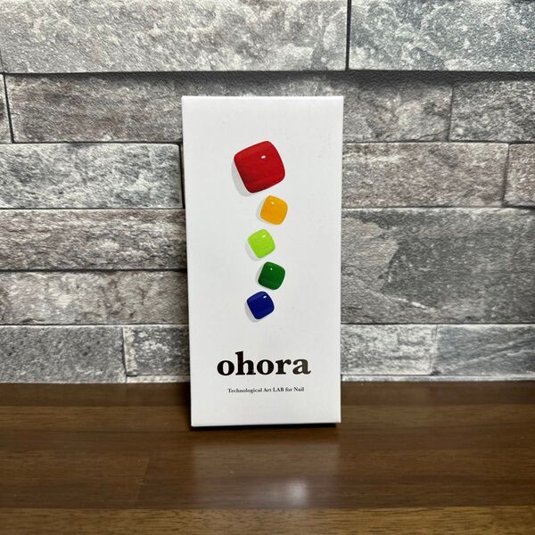 ohora オホーラ セミキュアジェル ネイルシール フット 1箱 ジェルネイルシール