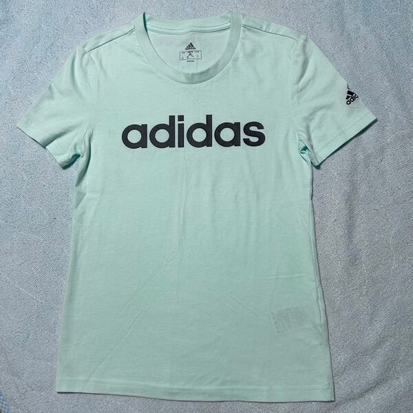 adidas アディダス 半袖Tシャツ レディース サイズ M ミントグリーン