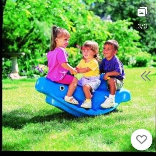 ■激安■Little Tikesリトルタイクス製 くじらのシーソー