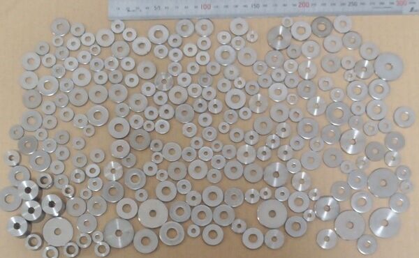 SUS製厚ワッシャー重量約1.1kg
