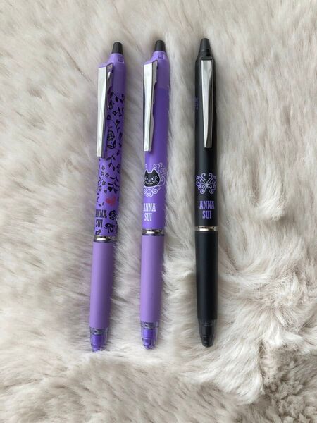ANNA SUI フリクション コラボ限定品 ボールペン 3本セット 0.5mm