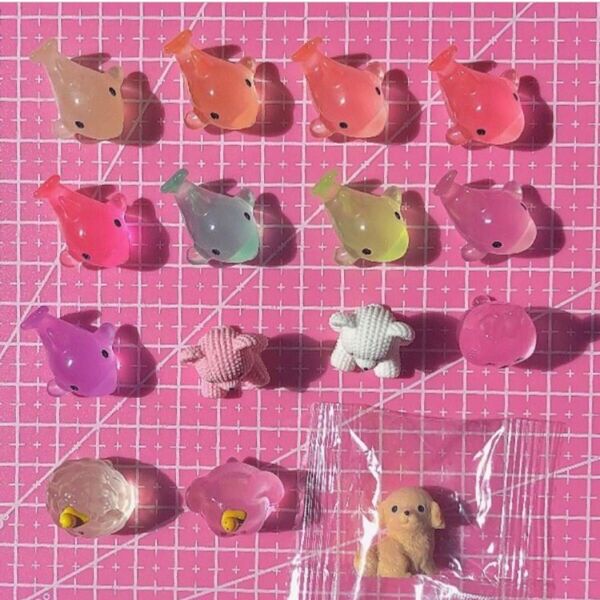 デコパーツ 15セット ※1個40円 ミニチュア ミニフィギュア 素材