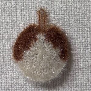 ハチワレ猫たわし
