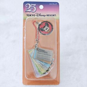 ディズニーリゾート 25周年 ストラップ アトラクションチケット
