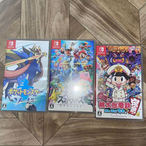Switch ソフト3本セット ポケモン スマブラ 桃鉄