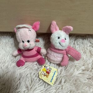 ピグレット ぬいぐるみバッジ マスコット 2個セット