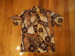 Lauhala 70's ヴィンテージ　アロハシャツ　MADE IN HAWAII Lサイズ