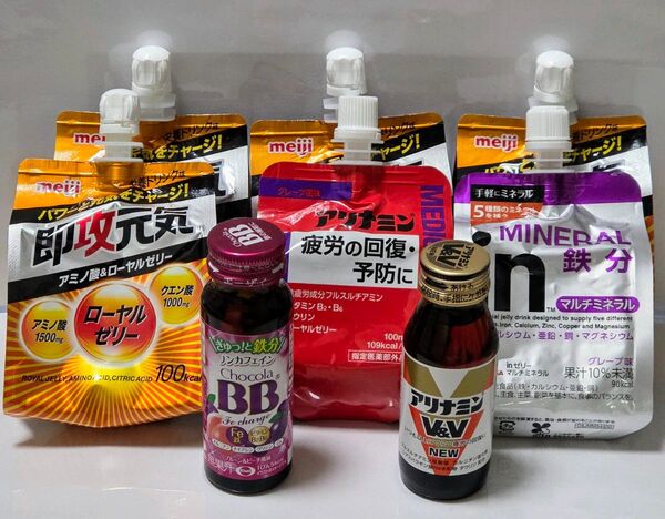 【おすすめ!】栄養ドリンク&ゼリー飲料8点セット