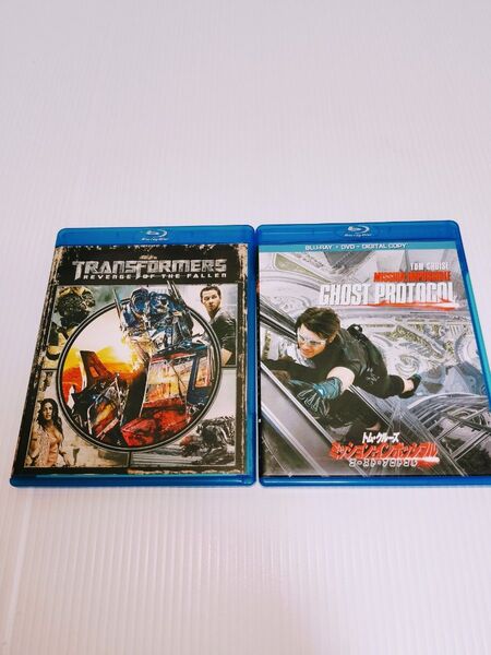 Blu-ray ブルーレイ ミッションインポッシブル ゴーストプロトコル トランスフォーマー リベンジ