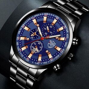 新品 DEYROS クロノグラフ 腕時計メンズ 青/黒l0xqqrDEYROS クロノグラフ 腕時計メンズ 金/黒