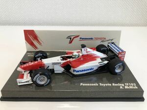 1/43 ミニチャンプス トヨタ TF102 マクニッシュ ドイツトヨタ限定